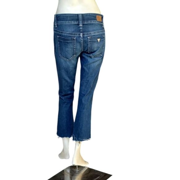 4189.....Guess Daredevil Bootcut Jeans Size 27, 24" Inseam 7" Rise - Picture 5 of 5